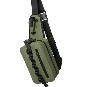 Tas pinggang ringan, tas pinggang tahan air ringan dengan pegangan joran pancing dengan ritsleting kedap udara untuk memancing - Product Image 1