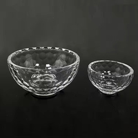 Bol en verre transparent de taille personnalisée pour bonbons, collations, décoration de la maison MH-Z0608