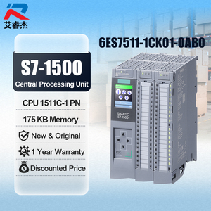 คอนโทรลเลอร์ PLC รุ่นใหม่ SIMATIC S7-1500 6ES7511-1CK01-0AB0 CPU1511C-1 PN หน่วยประมวลผลกลาง 6es7511-1ck01-0ab0 - Product Image 1