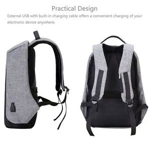Waterproof <b>Laptop</b> USB Charging <b>Backpack</b> - Product Image 5