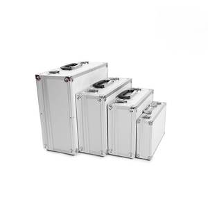 Étui de vol verrouillable Étui en métal pour appareil photo en <span class=keywords><strong>aluminium</strong></span> portable Étui de transport durable avec mousse - Product Image 5