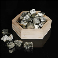 Vente en gros de cube de pyrite dorée naturelle pierre de pyrite brute pour la décoration