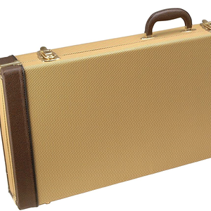 เคสกีตาร์แบบแข็งทรงสี่เหลี่ยมส่วนกีตาร์,สำหรับกีตาร์ <span class=keywords><strong>Strat</strong></span>/tele-สีทอง - Product Image 1