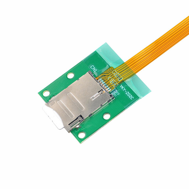 SIM Card TF SD card Adapter for Android Phone Extender Flat Fpc Cable