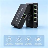 Répartiteur Ethernet 1000 Mbps 1 vers 4 RJ45, Distributeur LAN Gigabit, Prise en charge de plusieurs appareils en ligne