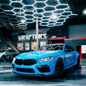 Dimmable haute puissance 5CCT 200v <span class=keywords><strong>LED</strong></span> lampe <span class=keywords><strong>de</strong></span> <span class=keywords><strong>Garage</strong></span> nid d'abeille éclairage <span class=keywords><strong>de</strong></span> travail conception hexagonale pour salle d'exposition <span class=keywords><strong>de</strong></span> voiture - Product Image 5