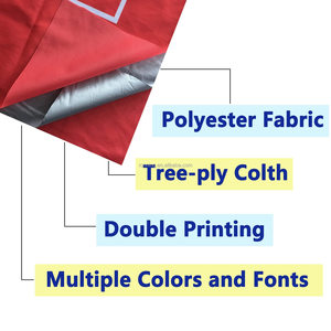 Bán Buôn Tùy Chỉnh Thiết Kế Hiệu Cắt Tóc Cửa Hàng Quảng Cáo Xách Tay Cờ Cờ Lông Cực Đứng 110gsm Dệt Kim Polyester Không Thấm Nước - Product Image 3