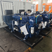 CCS-Zertifizierter 200kW 260kVA WP10/WP12 Marine-Dieselgenerator Offener Rahmen Automatischer Start Wassergekühlt 50/60Hz Frequenz für Bootseinsatz
