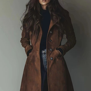 <span class=keywords><strong>Veste</strong></span> décontractée confortable en fourrure sherpa réversible à la mode vintage personnalisée en gros pour femmes avec ceinture à nouer - Product Image 1