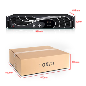 <span class=keywords><strong>Amplificador</strong></span> de Potencia Profesional TC212 de 2 Canales y 2U, 1200W Clase H, Estéreo, Bridge, XLR, Speakon, Sistema de Audio PA para Touring - Product Image 5