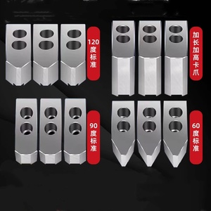 Thủy lực điện Chuck 3 hàm máy tiện mềm hàm công nghiệp cấp dụng cụ cầm tay hình vuông OEM Customizable-HC06 08 10 12 15 24 32 - Product Image 2