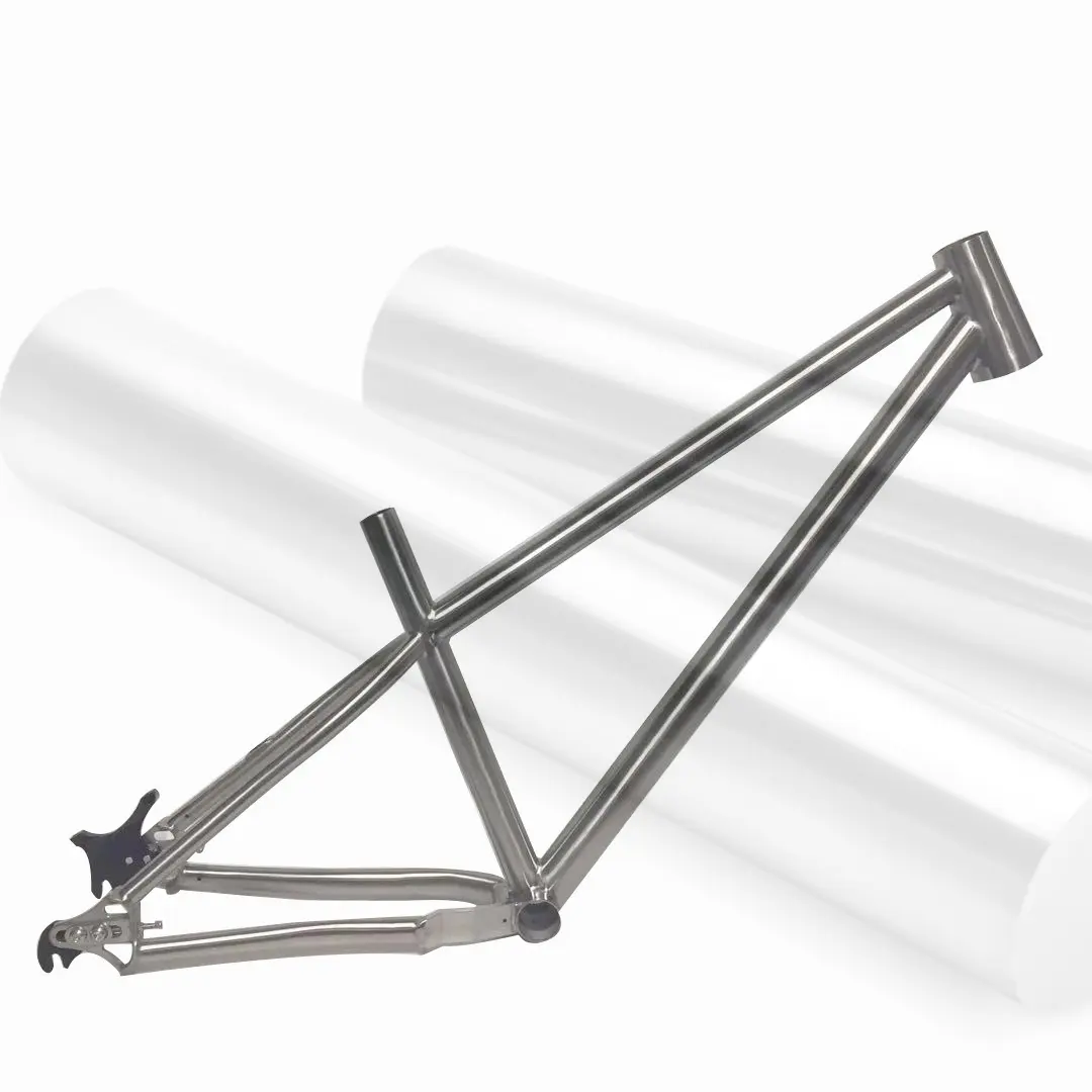 Cable interno personalizado, marco de titanio para bicicleta de montaña, 26 pulgadas