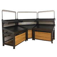 Hete Verkopende Metalen Vitrine Rack Supermarkt Groente En Fruit Display Plank