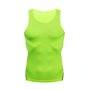 ノースリーブシャツメンズ弾性タンクトップクイックドライ通気性ワークアウトランニング - Product Image 5