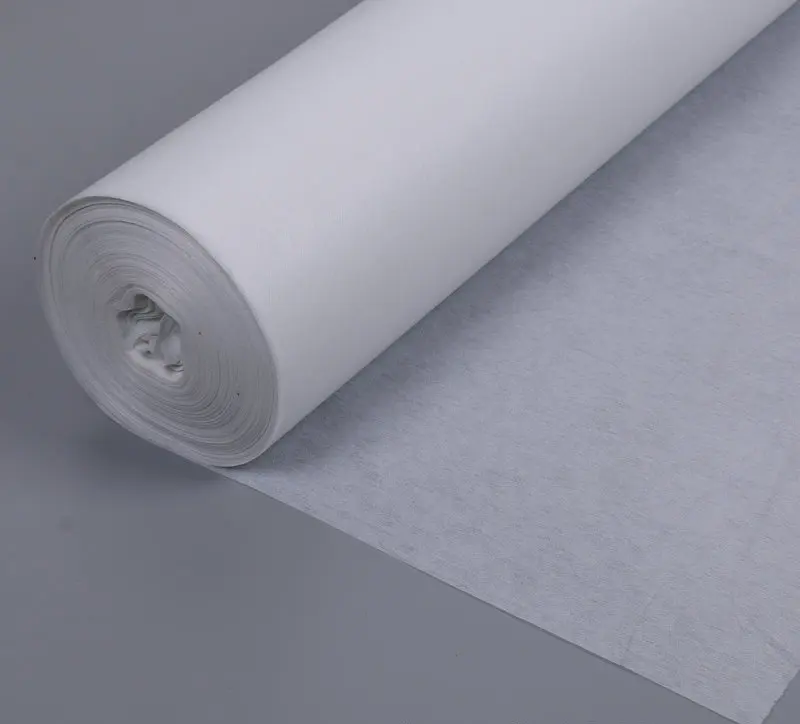 PA / PES coating Iron On Polyester or Nylon Interfacing Fabric Non Woven Interlining adhesive fabric