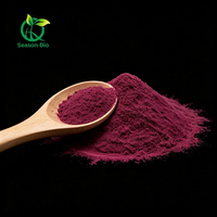 Gefreeze-droogd cranberrypoeder, natuurlijk bessenpoeder, puur cranberry fruitpoeder