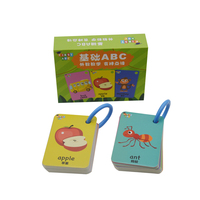OEM ODM Impression Cartes Flash éducatives mathématiques pour enfants Jeu d'apprentissage de l'anglais abc avec boîte
