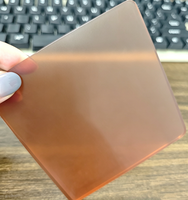 Plaque acrylique translucide bronze 3 mm semi-transparente marron PMMA – Prix fabricant pour la vente en gros