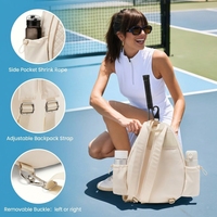 Nouvel Arrivage Sac de Tennis Imperméable Matelassé Personnalisé Unisexe Sac à Dos Sport Pickleball Grande Capacité Multifonctionnel Raquette Tendance
