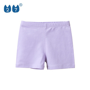 Pantaloncini per Bambine in Cotone di Alta Qualità, Tinta Unita, Vendita all'Ingrosso - Product Image 3