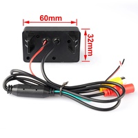 Caméra de recul spéciale pour véhicule GreenYi 170 degrés AHD 1080P pour Peugeot 206 207 306 307 308 406 407 508 5008 Partner SM Tepee
