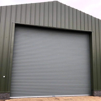 Porte à enroulement en alliage d'aluminium de haute qualité, antivol, avec système de ventilation et mécanisme de défilement, pour atelier et usage commercial