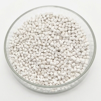 Granulés de copolymère aléatoire de polypropylène PPR recyclé, qualité extrusion, haute rigidité, blanc, pour tuyaux et raccords PPR, injection