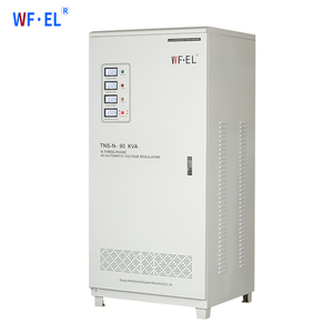 Stabilisateurs de tension verticaux à servomoteur triphasé 380 V CA TNS-20KVA 30KVA 60KVA 90KVA, fabriqués en cuivre, directement de l'usine - Product Image 3