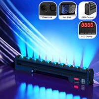 Redsun 400W RGBW LED Moving Head Lights Set 10pcs avec E27 Base pour DJ Equipment & Theme Parks Wall Washer