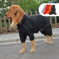 Imperméable pour chien, manteau de pluie léger, respirant, imperméable avec capuche, pour petit, moyen et grand gabarit