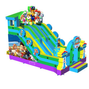 Château gonflable pas cher Tongxin Paw Patrols avec toboggan, PVC de qualité commerciale, protection UV, installation facile pour enfants et adultes - Product Image 1