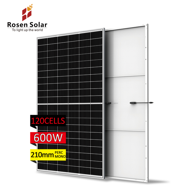600w 605w 580w Monocrystalline Panel Solar Pv Module Half Cell Price