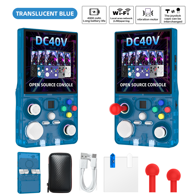 Bleu transparent