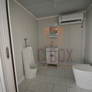 Toilettes portables en panneaux sandwich, modernes, écologiques, pour usage public, toilettes mobiles extérieures - Product Image 4