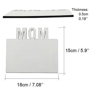 Vendas quentes Personalizado DIY Design Em Branco Sublimação MDF Placa De Moldura De Madeira Para O Dia das Mães