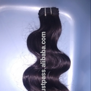 Extension de cheveux bruts non transformés capable de blanchir et de teindre. tissage de cheveux humains de temple. Meilleurs cheveux d'Inde - Product Image 1