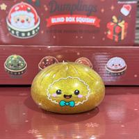 Boîte mystère de jouets anti-stress en TPR à rebond lent, motif boulettes de Noël, jouet sensoriel à presser