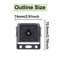 Cámara Vehicular Profesional OEM ODM 1080P con Carcasa IP68, Lente de 1.4mm, Vista de 150 Grados e Instalación con Soporte