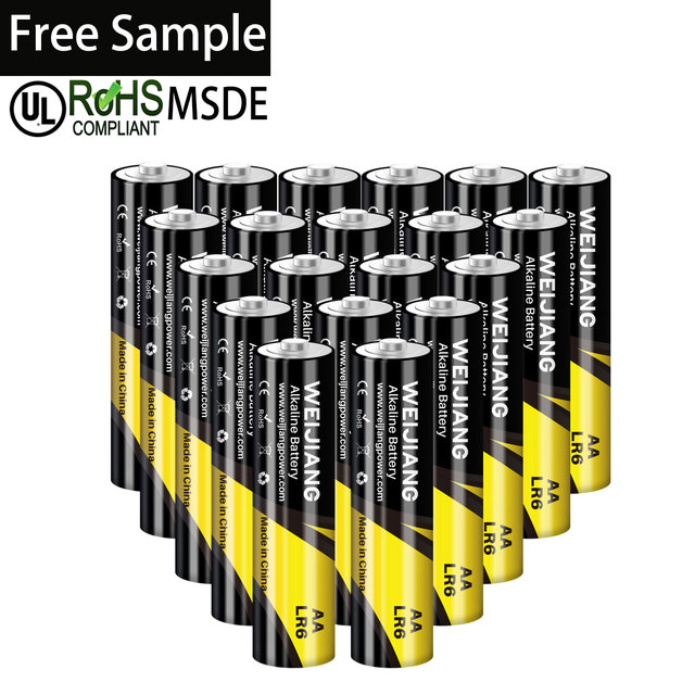 OEM Industrial 1.5V Dry Cell Primary Battery Super Triple AA LR03 LR06 Cheap Price for Remote Control Toys and Power Tools
