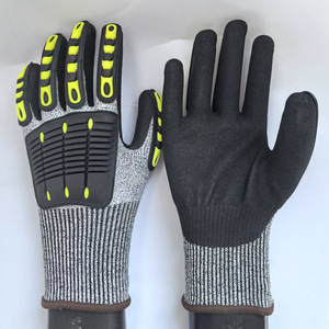 Gants <span class=keywords><strong>anti</strong></span>-coupures et <span class=keywords><strong>anti</strong></span>-écrasement pour le travail dans l'industrie pétrolière et minière, protection contre les chocs mécaniques et les collisions - Product Image 5