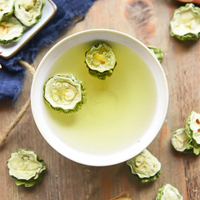 Vente en gros de herbes séchées de haute qualité en vrac, thé aux tranches de melon amer, tranches de courge amère