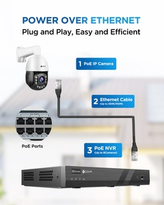 Caméra PTZ 4COVR 8Mp, capteur Sony 4K, zoom optique 20X, conversation bidirectionnelle, suivi automatique des personnes, caméra IP de sécurité extérieure PoE 4k PTZ - Product Image 2