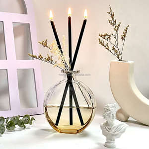 Elegante vela <span class=keywords><strong>de</strong></span> aromaterapia hecha a mano, vela <span class=keywords><strong>de</strong></span> aceite con núcleo <span class=keywords><strong>de</strong></span> Metal, Color central personalizado como regalo <span class=keywords><strong>de</strong></span> vacaciones para amigos - Product Image 1