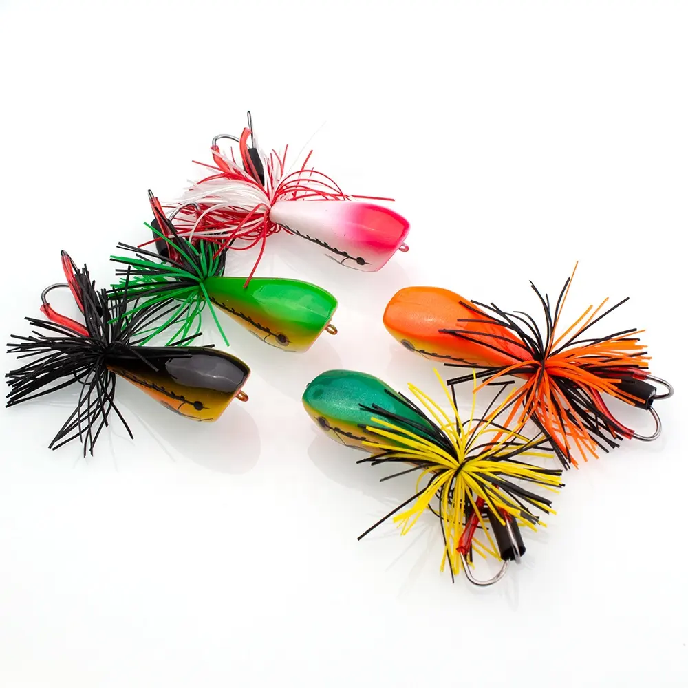 OBSESSION WABS FIsh Lure 5.5cm 9g ABS Hard Frogbait Jump Frog doppio gancio ottimo per Bass Pike Fishing fornitore Soft Bait