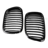 Grilles de course noires M5 E39 (2 pièces) pour pare-chocs avant de voiture BMW E39 Série 5 525i 528i 530i 535i 540i M5 1997-2003