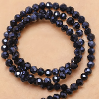 Perles de football en cristal AB plaqué 6MM 8MM, couleurs originales, perles rondes en verre pour la fabrication de bijoux, colliers et bracelets DIY