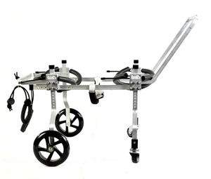 HEDY PW03 aleación de aluminio ajustable todos los tamaños 4 ruedas mascota perro gato silla de ruedas andador <span class=keywords><strong>para</strong></span> ancianos <span class=keywords><strong>discapacitados</strong></span> paralizados perro - Product Image 5