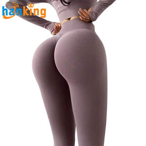 Leggings de Yoga Casuales para Mujer, Cintura Alta, Sin Costuras, Satinados, Transpirables, Antibacterianos, Ajustados, para Gimnasio y Fitness - Product Image 6