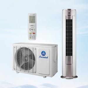 Climatiseur sur pied à fréquence variable électrique 3HP 24000Btu, refroidissement, chauffage, déshumidification, classe d'efficacité énergétique - Product Image 1