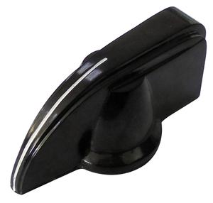 Pomello radio 5013 testa di pollo nero in bachelite Vintage (52x26) - Product Image 1